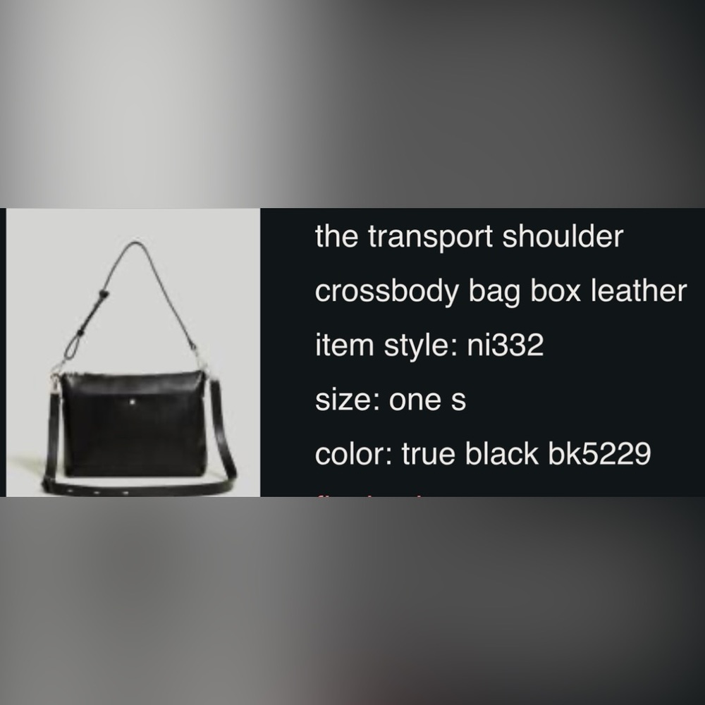 Madewell transport shoulder/crossbody bag